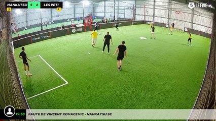Faute de VINCENT KOVACEVIC - Nankatsu SC