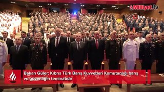 Bakan Güler: Kıbrıs Türk Barış Kuvvetleri Komutanlığı barış ve güvenliğin teminatıdır