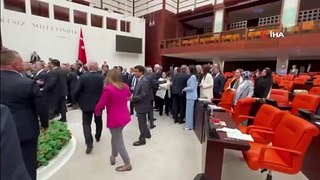 Meclis'te kayyım protestosu kavgaya dönüştü