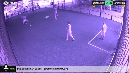 But de Tristan Geron - SPORTING CACAHUETE