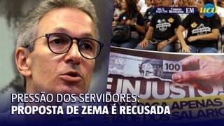 Zema aumenta proposta de reajuste, mas servidores exigem mais