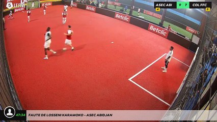Faute de Losseni Karamoko - ASEC ABIDJAN
