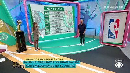 Band transmite as finais da NBA entre Celtics x Mavericks