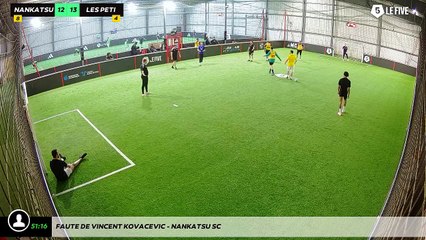 Faute de VINCENT KOVACEVIC - Nankatsu SC