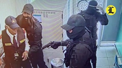 Circulan imágenes de los que asaltaron a sucursal del Banco Popular