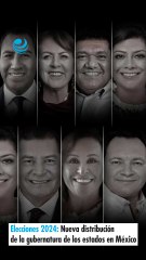 Elecciones 2024: Nueva distribución de la gubernatura de los estados en México