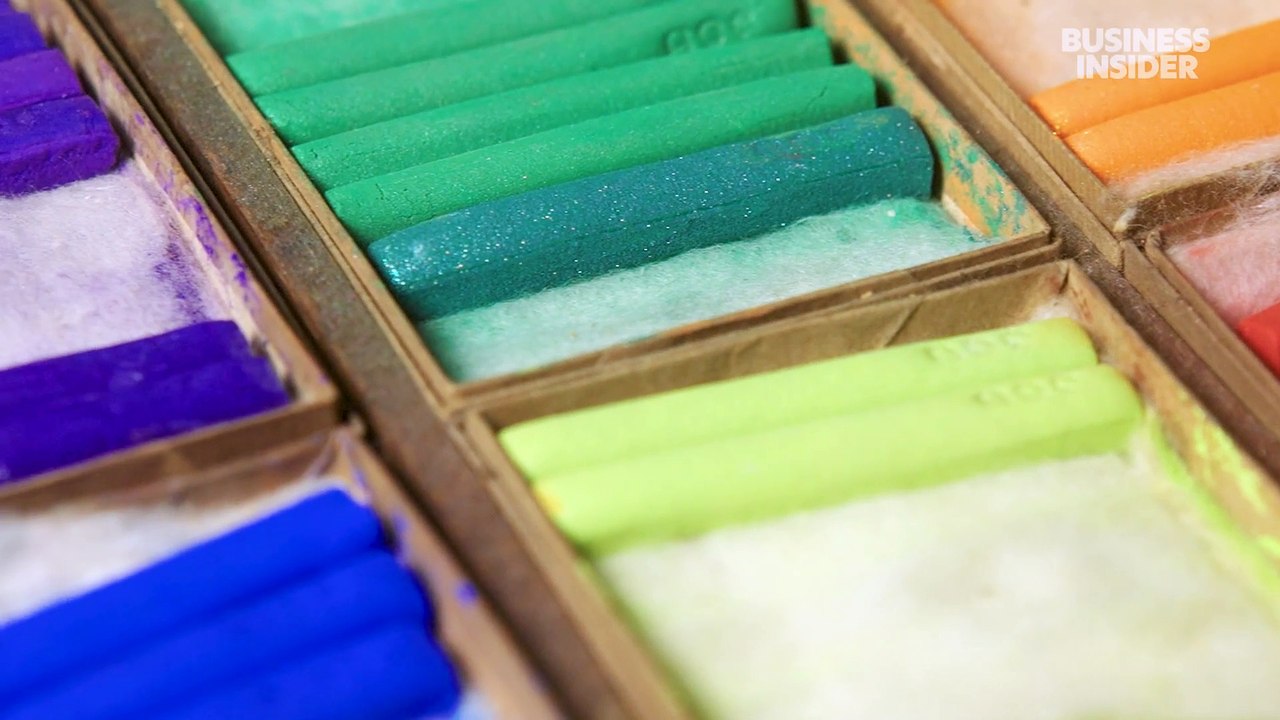 How this 300-year-old pastel stick maker creates nearly 2,000 colors by ...