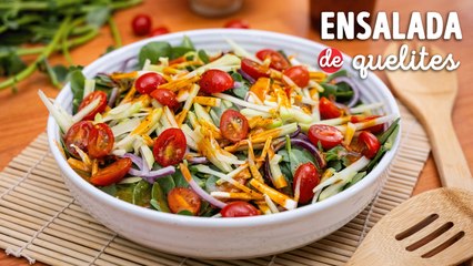 Ensalada de quelites con aderezo de chile: ¡En 15 minutos!