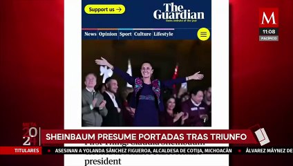 Diarios del mundo felicitan a Claudia Sheinbaum por su victoria en las elecciones de México