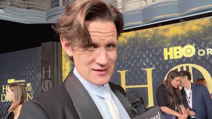 Matt Smith on Not Filming Scenes With Emma D'Arcy in 'House of the Dragon' Season 2 | THR Video