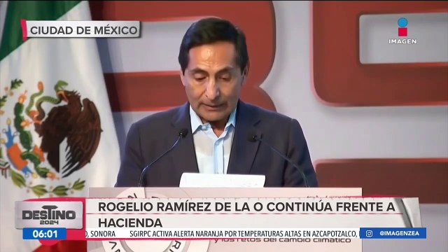 Rogelio Ramírez de la O continuará al frente de la Secretaría de Hacienda: Claudia Sheinbaum