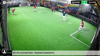 But de Lucas Meyruey - SIMMONS & SIMMONS FC