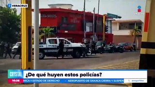 Policías de Veracruz huyen tras disparar por error contra dos mujeres