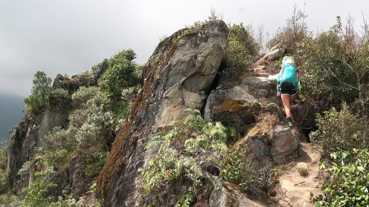 ALONE GIRL SOLO CAMPING on the mountain top - RELAXING SATISFYING - ADVENTURES