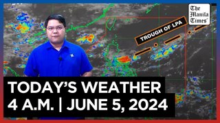 Today's Weather, 4 A.M. | June 5, 2024