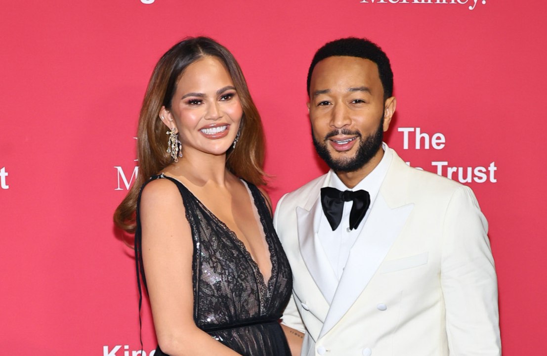 Chrissy Teigen tearfully pleaded for her husband John Legend to answer his phone as she was caught in a terrifying airplane take-off