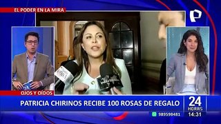 Patricia Chirinos recibe 100 rosas de regalo ¿Se trata de un pretendiente?