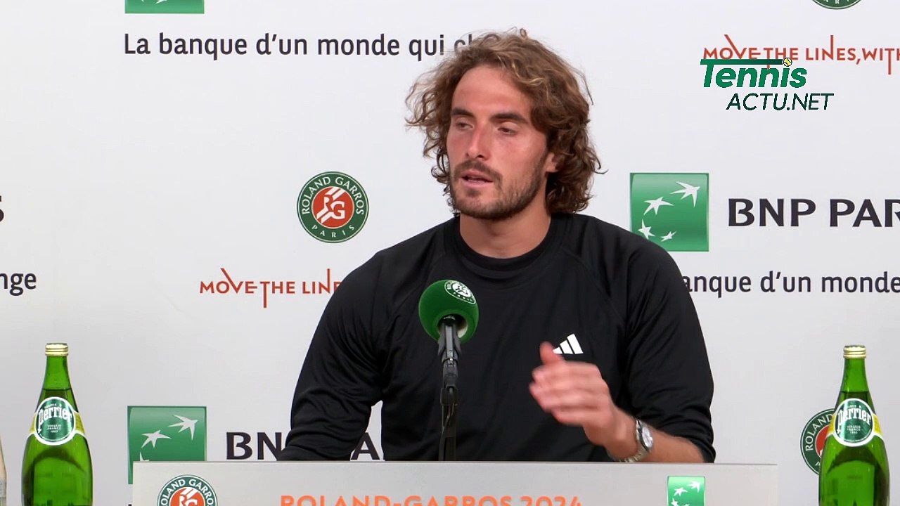 Tennis - Roland-Garros 2024 - Stefanos Tsitsipas : "Carlos Alcaraz ? This kid is just too strong"