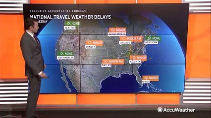 Storms to cause travel problems this Wednesday
