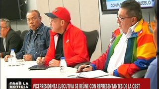 Vpdta. Delcy Rodríguez se reunió con los representantes de la CBST para revisar planes de trabajo