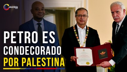Palestina condecora a Petro con el Gran Collar del Estado por su apoyo en la guerra