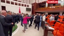 TBMM Genel Kurulu'nda AKP ve DEM Parti'liler Arasında Arbede