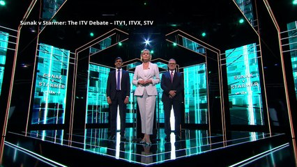 Sunak faces Starmer in first TV election debate
