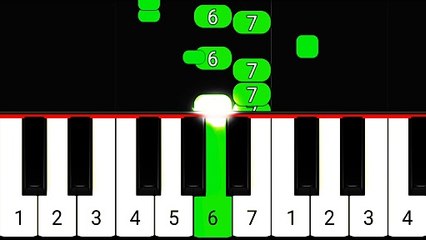 Bad feeling Oompa Loompa easy piano tutorial