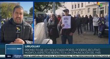 Los trabajadores de las telecomunicaciones en Uruguay rechazaron la ley de medios