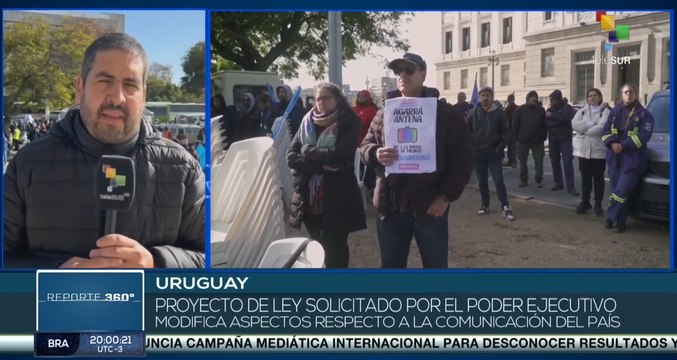 Los trabajadores de las telecomunicaciones en Uruguay rechazaron la ley de medios