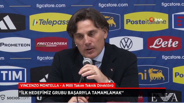 A Milli Futbol Takımı Teknik Direktörü Vincenzo Montella, Avrupa Şampiyonası hedefini açıkladı!