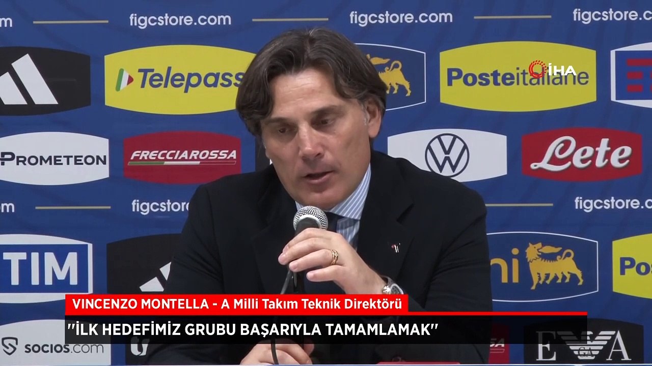 A Milli Futbol Takımı Teknik Direktörü Vincenzo Montella, Avrupa Şampiyonası hedefini açıkladı!