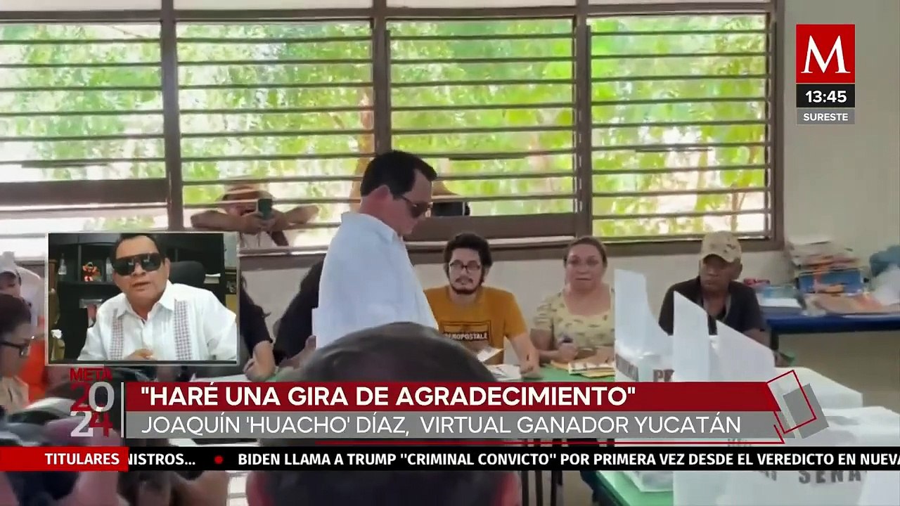 'Huacho' Díaz Mena hará "gira de agradecimiento" tras ganar gubernatura en Yucatán