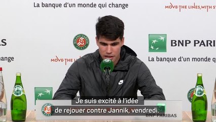 Roland-Garros - Alcaraz impatient pour Sinner et surpris par Djokovic