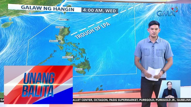 Mga local thunderstorm at trough ng LPA na nasa labas ng PAR, nakaaapekto sa bansa - Weather update today as of 7:19 a.m. (June 5, 2024) | Unang Balita