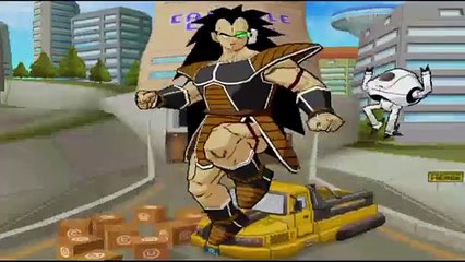 Dragon Ball Z: Infinite World PS2 - Raditz VS Pan #dragonballgame #dbgt RJ ANDA