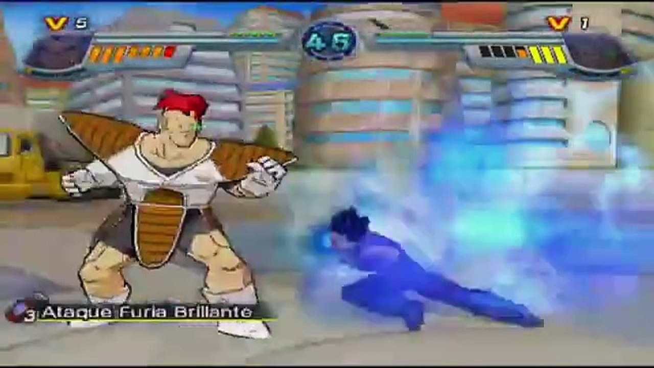 Dragon Ball Z: Infinite World PS2 - Vegeta GT SS VS Recoome #dragonballgame #dbgt RJ ANDA
