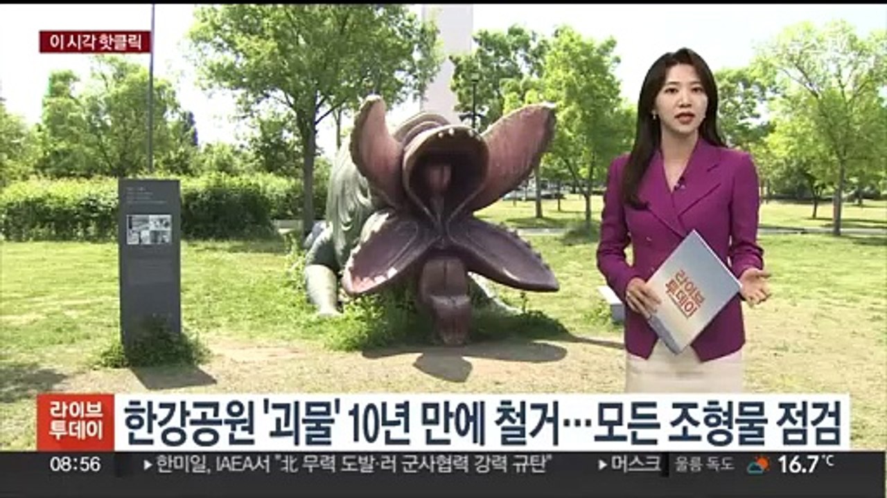 [핫클릭] 한강공원 '괴물' 10년 만에 철거…서울시 모든 조형물 점검 外