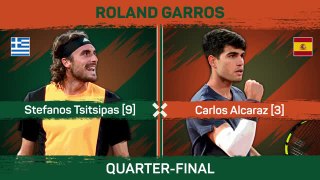 Alcaraz outclasses Tsitsipas to set up Sinner showdown