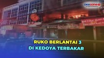 Kebakaran Hebat Melanda Ruko Berlantai 3 di Kedoya Jakarta Barat