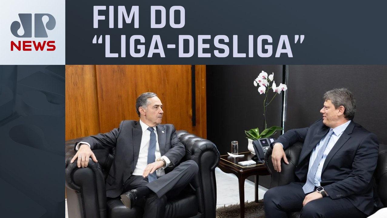 Luís Roberto Barroso e Tarcísio de Freitas debatem sobre uso de câmeras por policiais