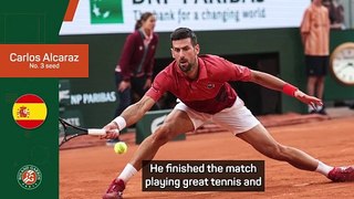 Alcaraz surprised by Djokovic's withdrawal from French Open