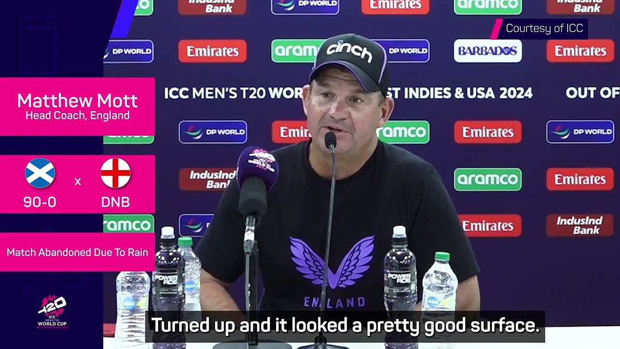 England left frustrated by Barbados rain