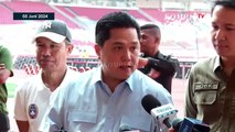 Momen Ketum PSSI Erick Thohir Cek Stadion GBK Jelang Laga Indonesia vs Irak