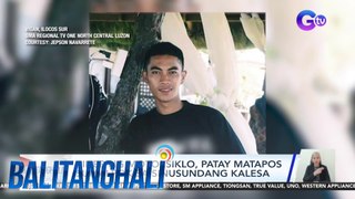 Rider ng motorsiklo, patay matapos sumalpok sa sinusundang kalesa | Balitanghali