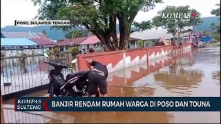 Banjir Rendam Rumah Warga di Poso dan Touna