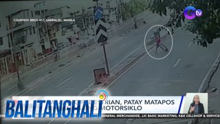 Lalaking pedestrian, patay matapos mabangga ng motorsiklo | Balitanghali