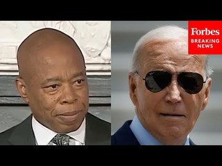 New York City Mayor Eric Adams Reacts To President Biden's New Immigration Executive Order