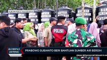 Prabowo Subianto Beri Bantuan Sumber Air Bersih