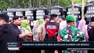 Prabowo Subianto Beri Bantuan Sumber Air Bersih